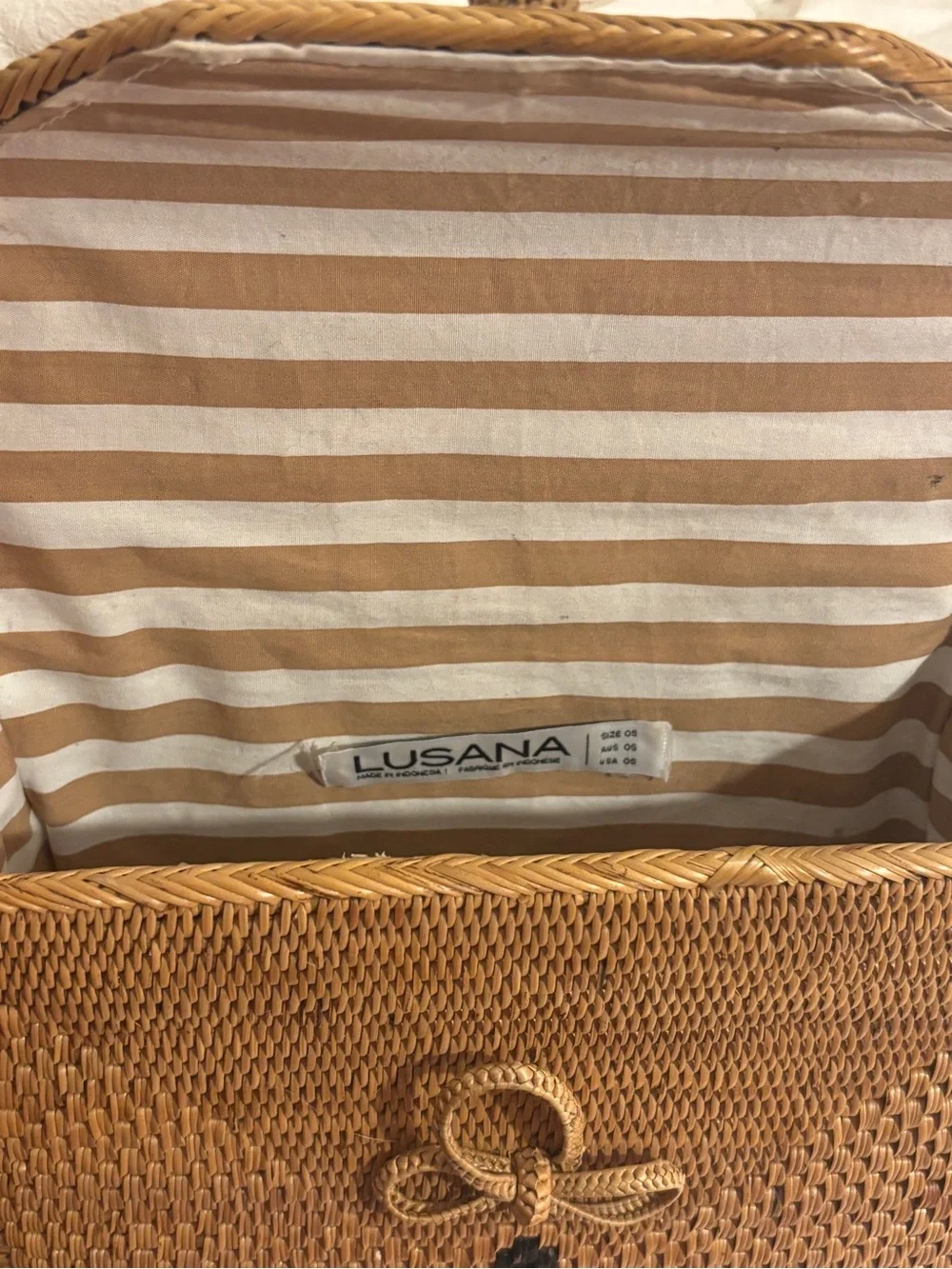 Lusana handwoven crossbody